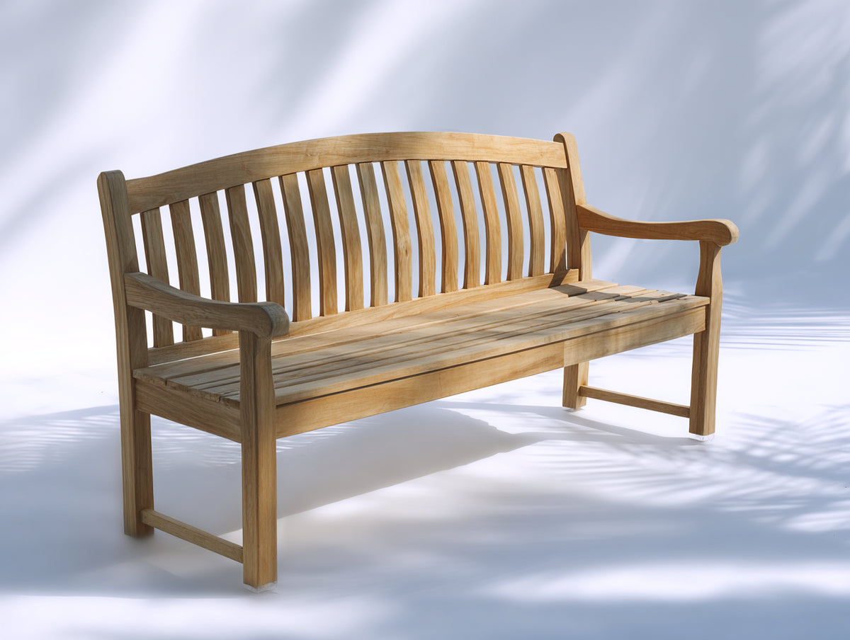 Banc de jardin - Bois - 150x61x89 cm - Bois clair - Classique